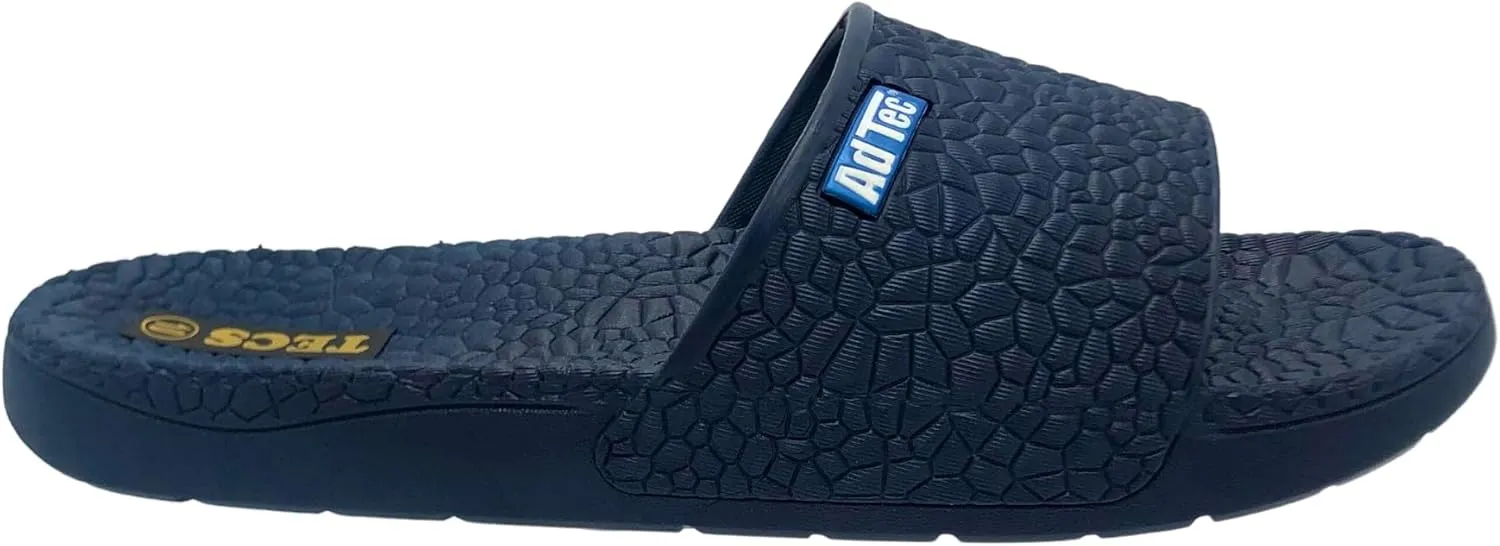 AdTec PVC Pebble Sandals For Men, Cushioned Outsole, Flexible and Bendable, Open Toe