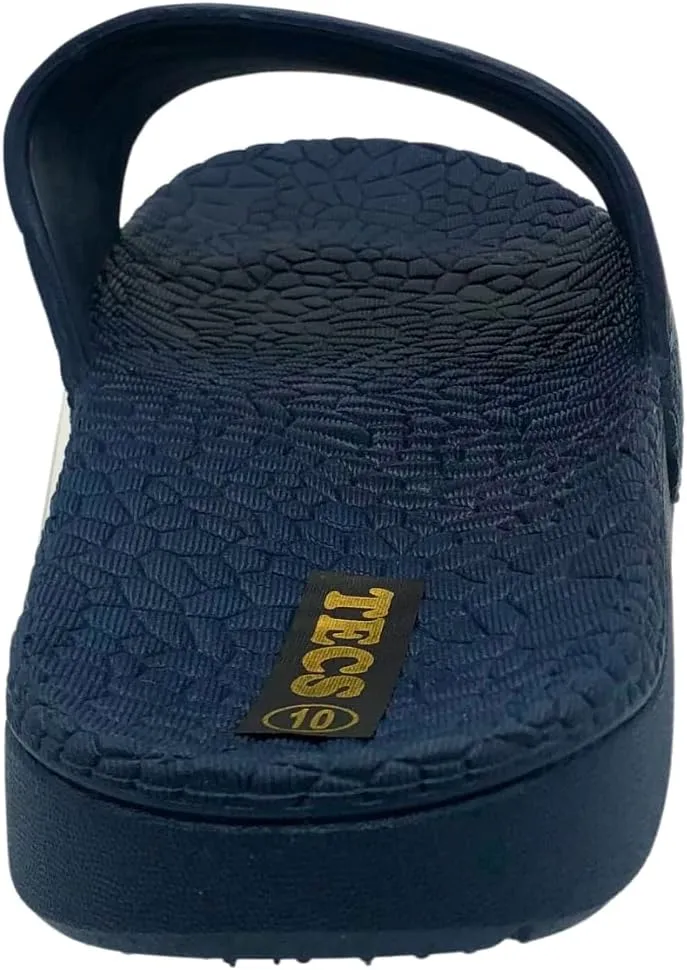 AdTec PVC Pebble Sandals For Men, Cushioned Outsole, Flexible and Bendable, Open Toe