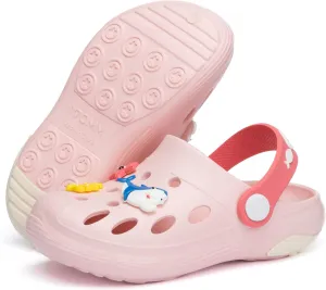 Beach Vacation Essentials Clogs for Toddler Kids Cute Cartoon Garden Water Shower Shoes Slides Slippers Pool Sandals Gifts for Boys Girls
