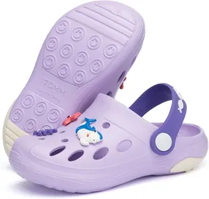 Beach Vacation Essentials Clogs for Toddler Kids Cute Cartoon Garden Water Shower Shoes Slides Slippers Pool Sandals Gifts for Boys Girls