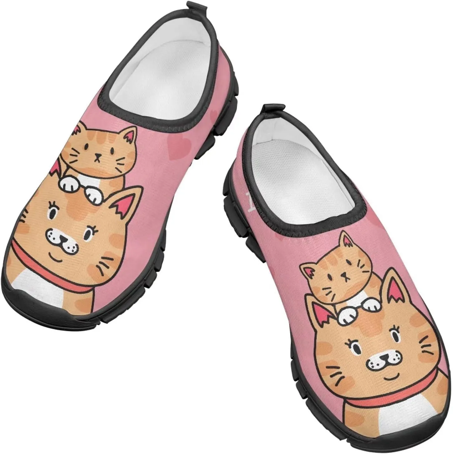 Boys Girls Slip On Flats Sneakers,Children's Low-Top Elastic Skateboard Shoes Lightweight Casual Outdoor Sneakers