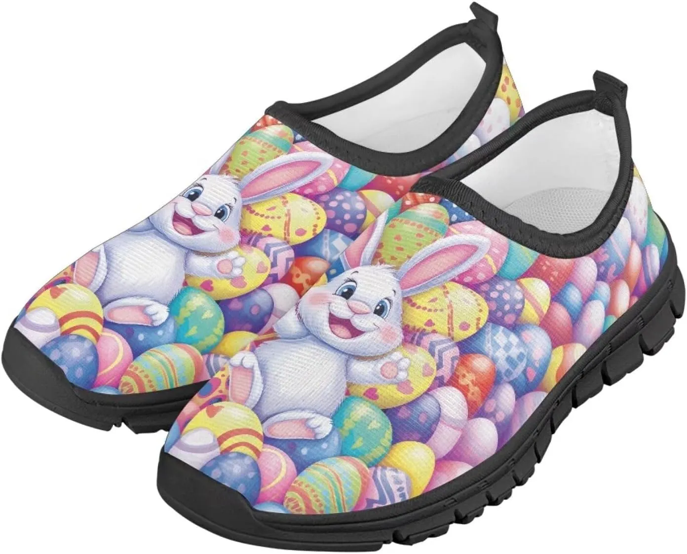 Boys Girls Slip On Flats Sneakers,Children's Low-Top Elastic Skateboard Shoes Lightweight Casual Outdoor Sneakers