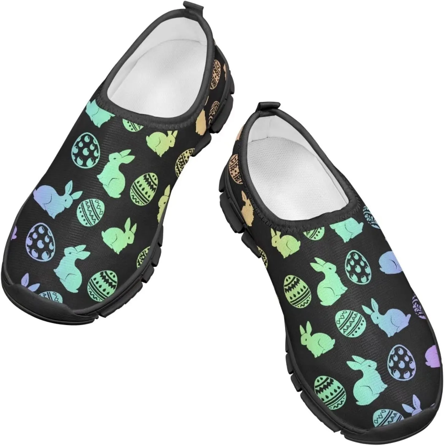 Boys Girls Slip On Flats Sneakers,Children's Low-Top Elastic Skateboard Shoes Lightweight Casual Outdoor Sneakers