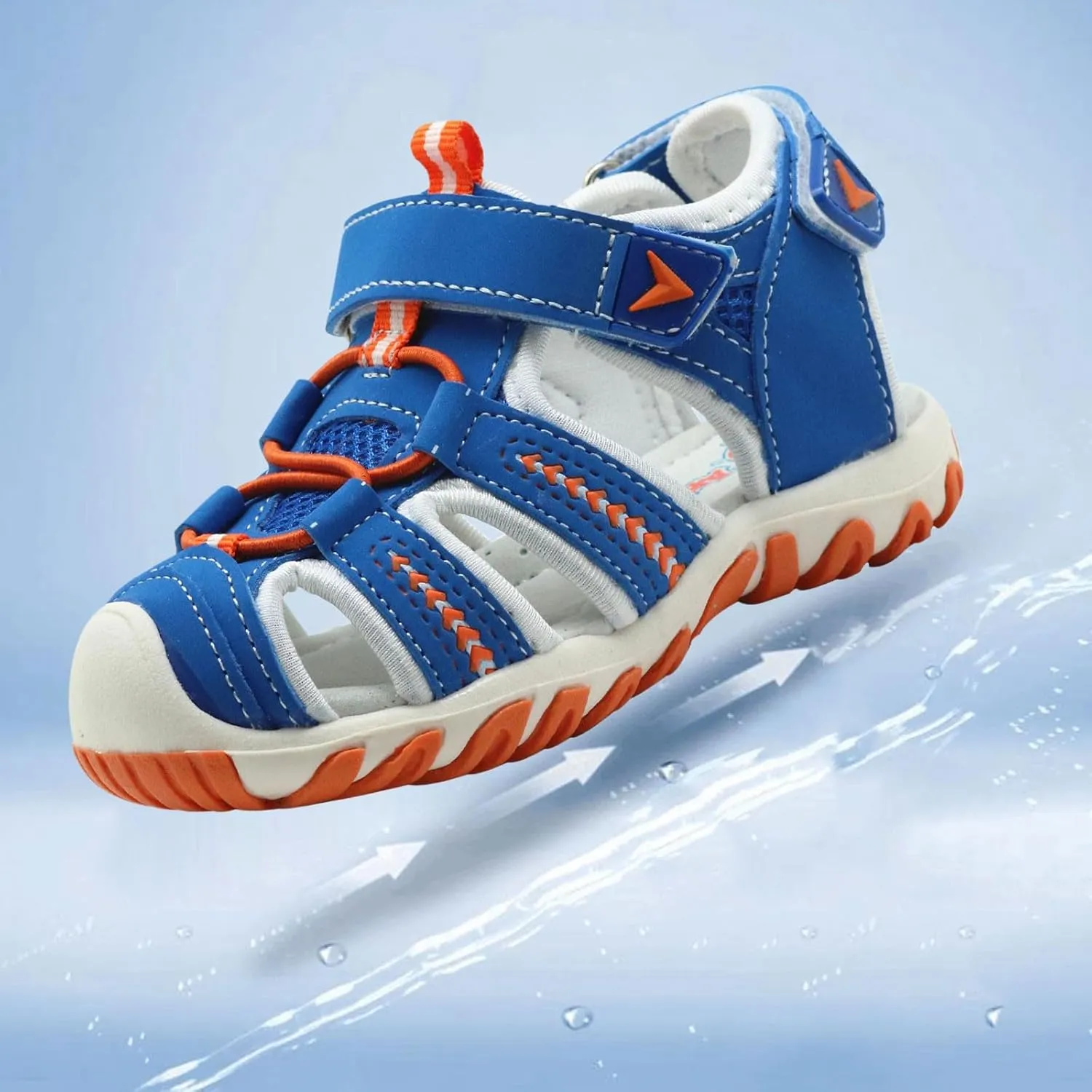 Boys Girls Sport Water Sandals Closed Toe Outdoor(Toddler/Little Kid/Big Kid) Kids Casual Sandal Beach Sandals