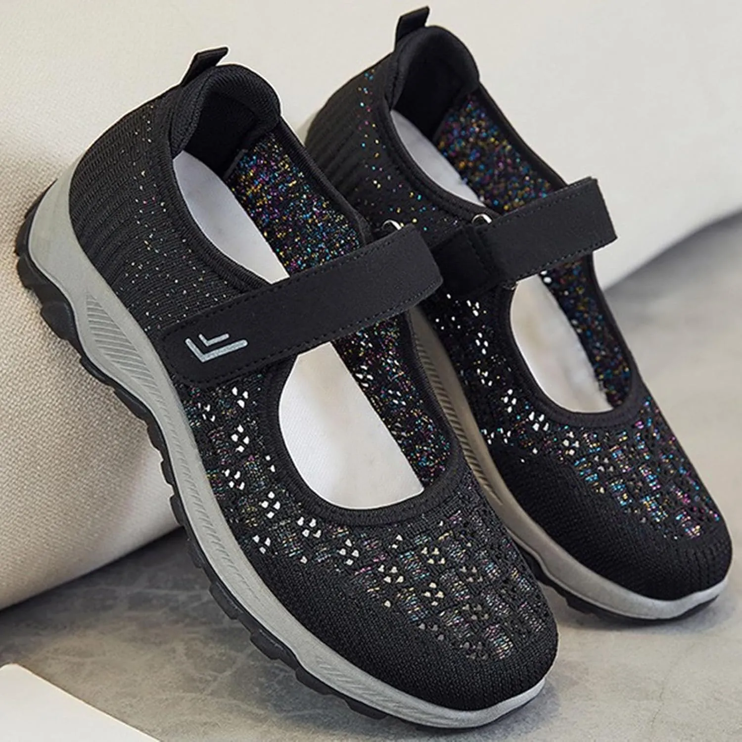 Breathable Fashion Sneakers for Women Lightweight Work Shoes Orthopedic Shoes Arch Support Walking Shoes