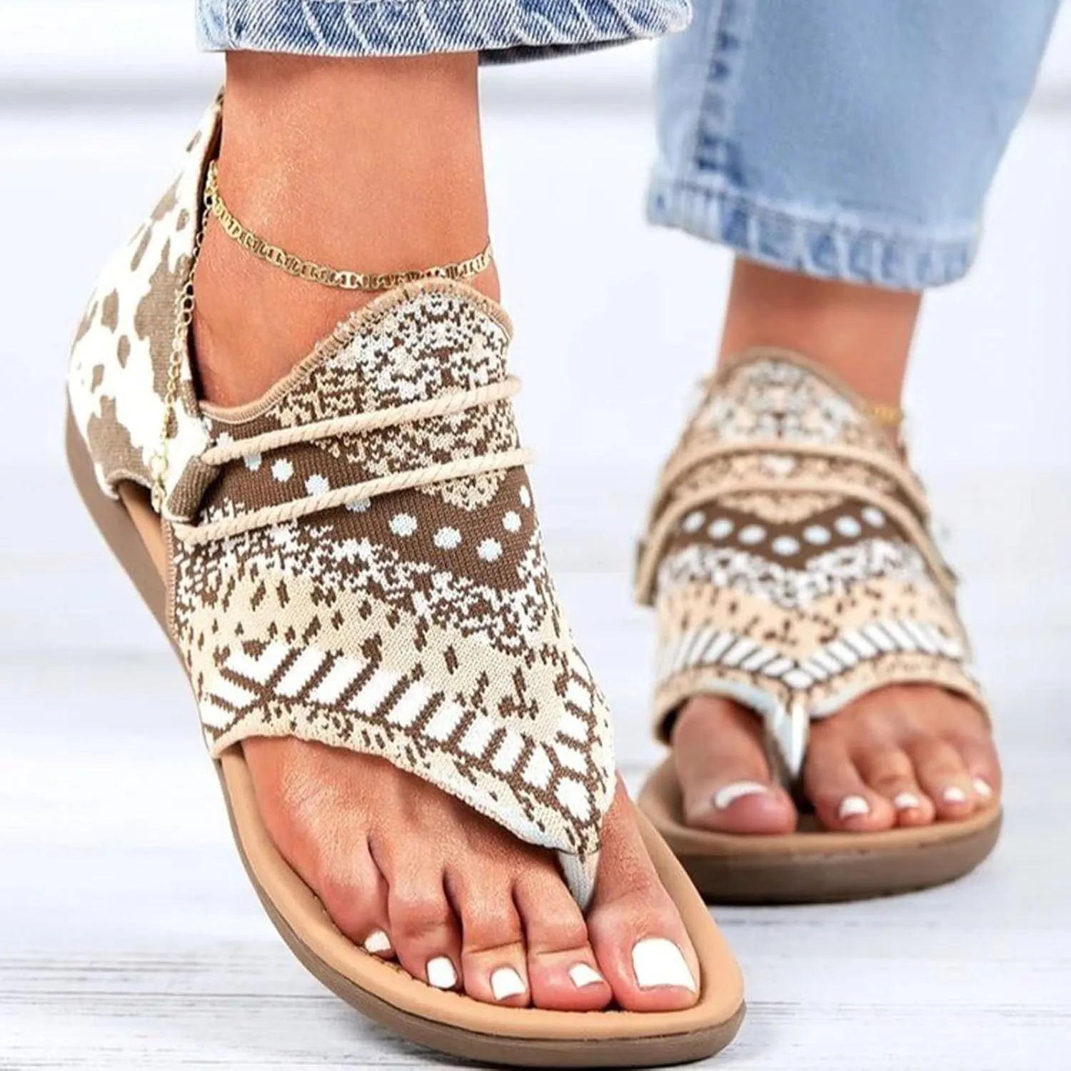 Breathable Summer Sandals for Women Comfortable Casual Summer Cool Shoes Comfortable Walking Flat Sandals
