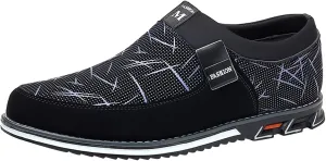 Breathable Walking Shoes for Men Lace Up Lightweight Breathable Fashion Sneaker Men's Comfortable Canvas Shoes