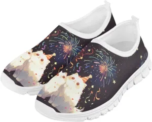 Casual Slip On Flats Sneakers for Boys Girls,Children's Low-Top Skateboard Shoes Outdoor Sport Training Shoes