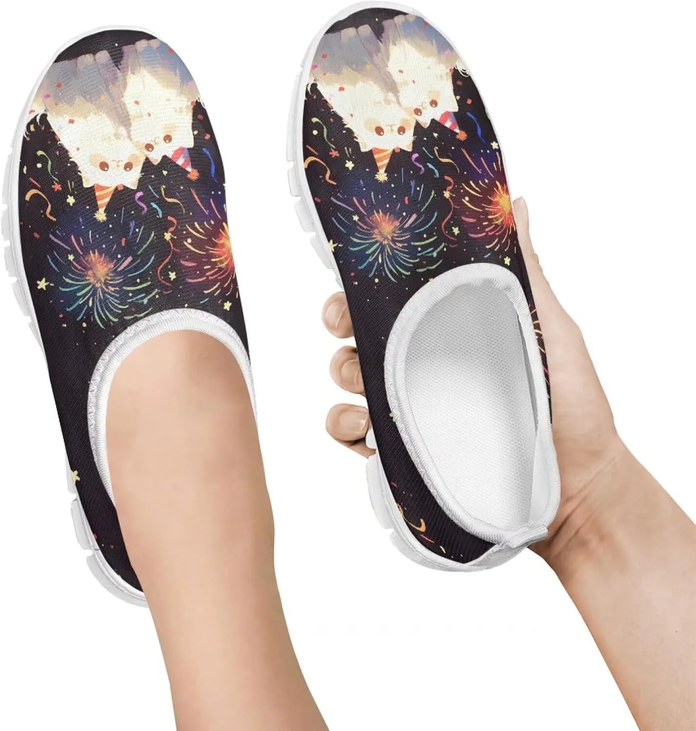 Casual Slip On Flats Sneakers for Boys Girls,Children's Low-Top Skateboard Shoes Outdoor Sport Training Shoes
