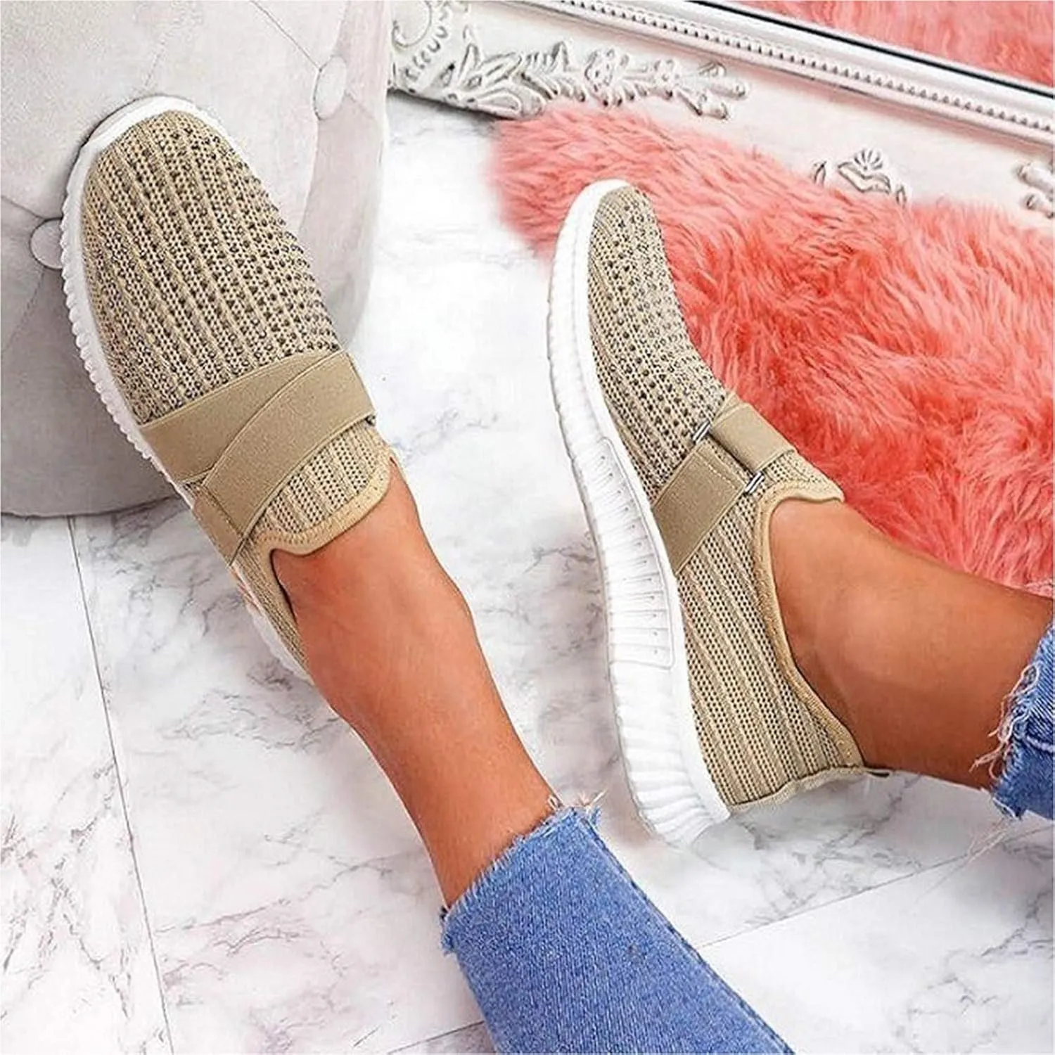 Casual Women's Leisure Fashion Outdoor Shoes Breathable Slip On Women's Water Shoes