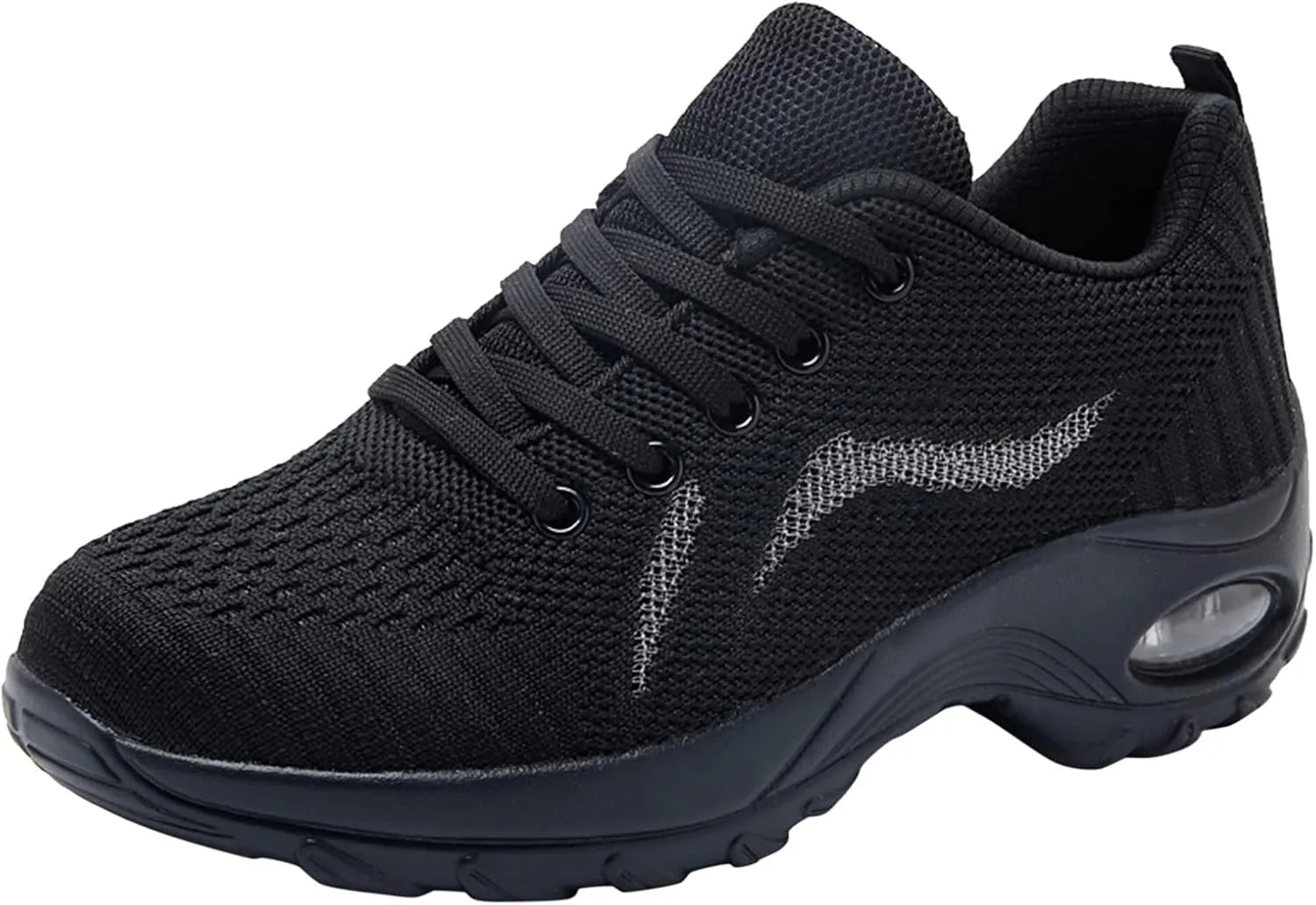 Classic Athletic Skateboard Sneakers for Women Comfortable Breathable Knitted Sneakers Shoe for Elderly Women