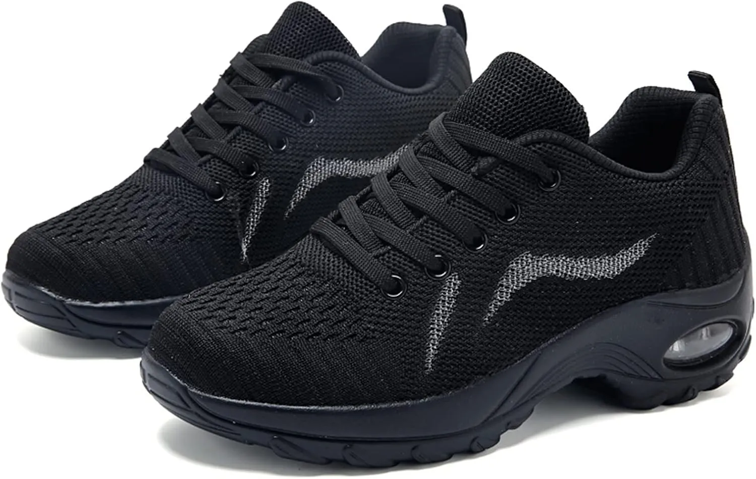 Classic Athletic Skateboard Sneakers for Women Comfortable Breathable Knitted Sneakers Shoe for Elderly Women