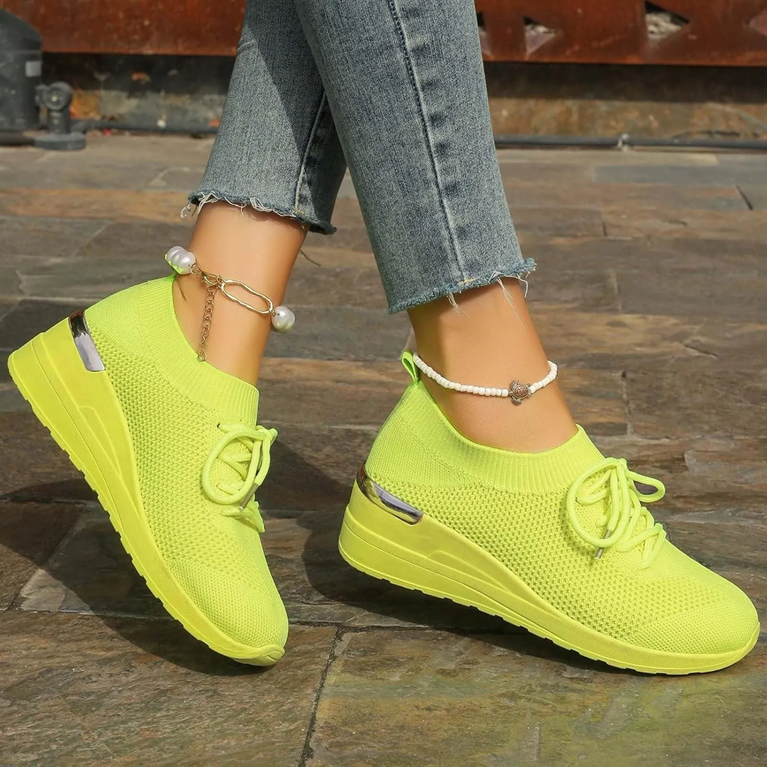 Comfort Lightweight Breathable Sneakers for Women Adjustable Barefoot Diabetic Shoes Lightweight Workout Shoe