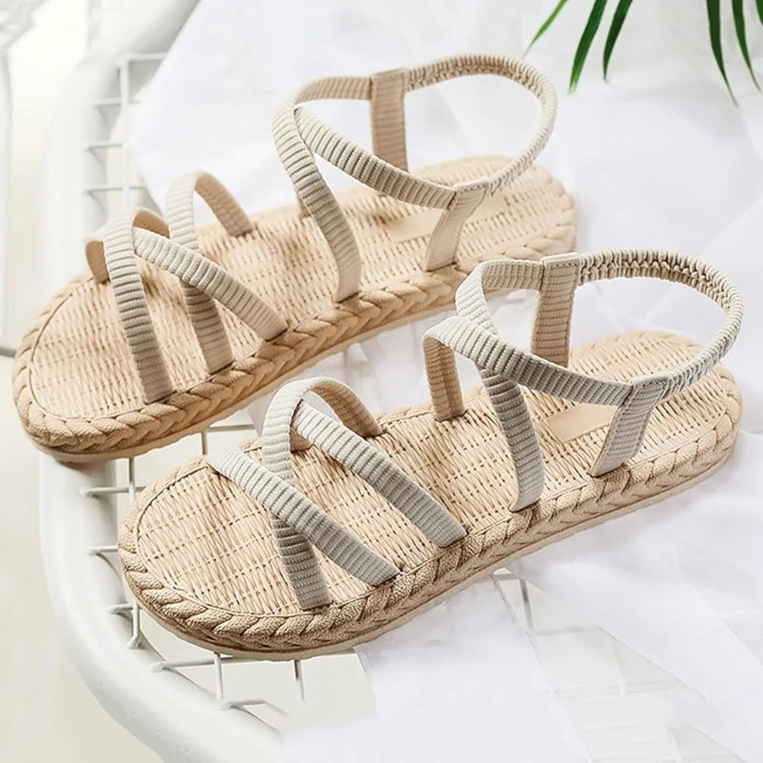 Comfortable Slip on Slide Sandals for Women Comfortable Casual Summer Cool Shoes Breathable Casual Sandals