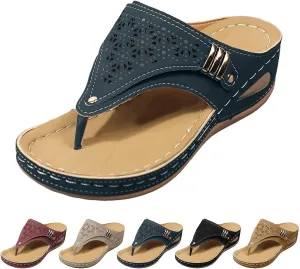 Dotmalls Orthopedic Sandals for Women Dressy,Breathable Mesh WedgeSandals PlatformFlip FlopsOpen Toe Beach Sandals