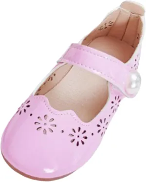 Dress Sandals Ankle Strap New Girls Princess Shoes With Hollow Out Design Fashionable Soft Soled Leather Shoes