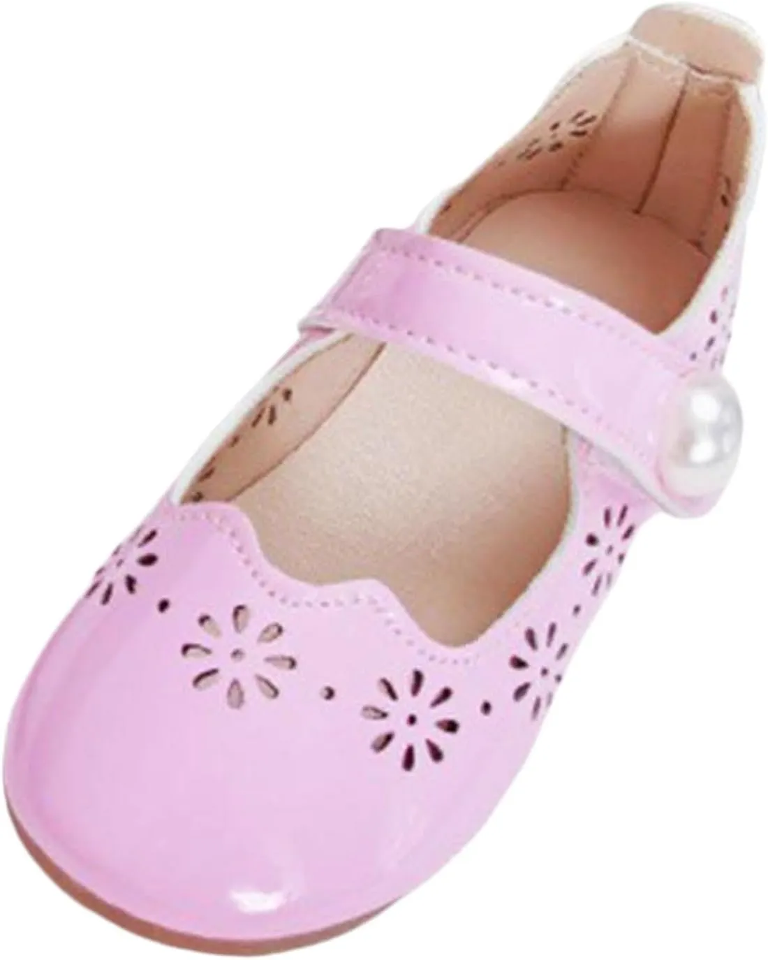 Dress Sandals Ankle Strap New Girls Princess Shoes With Hollow Out Design Fashionable Soft Soled Leather Shoes