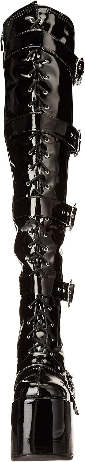 Ellie Shoes Women's Platform Over The Knee Boot 500-KAMORA-WHT-6