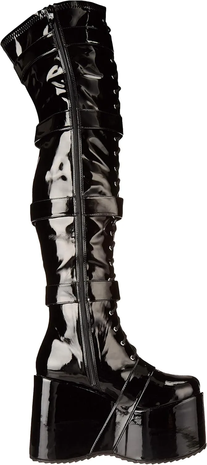 Ellie Shoes Women's Platform Over The Knee Boot 500-KAMORA-WHT-6