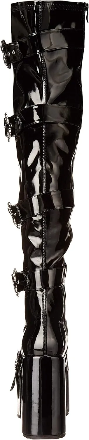 Ellie Shoes Women's Platform Over The Knee Boot 500-KAMORA-WHT-6