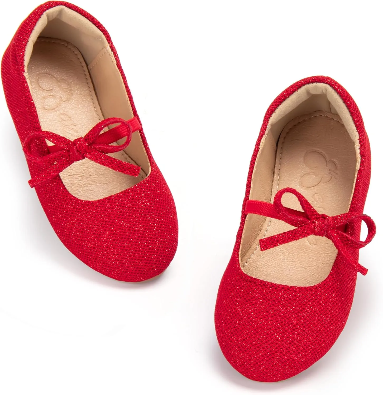 ESTINE Toddler Little Girls Ballet Shoes Baby Kids Princess Dress Wedding Strap Mary Jane Flats