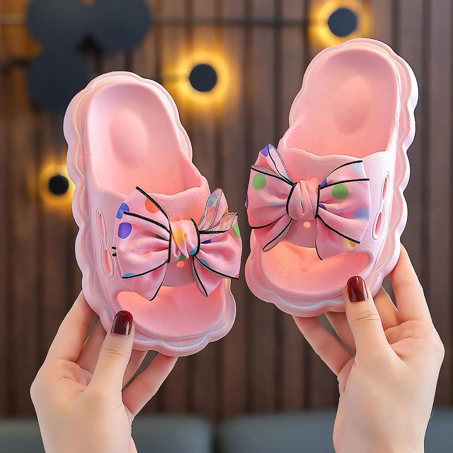 EVA Summer Slippers Children Slippers Cartoon Dinosaur Flat Bottom Home Breathable Beach
