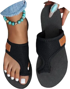 Fanyil Women's Comfy Orthotic Sandals, Summer Sandals for Women 2025 Comfortable Breathable Mesh Hollow Slide Sandal