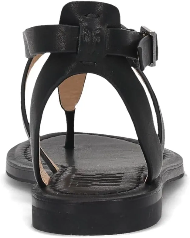 Frye Taylor Womens Sandals - Soft Full-Grain Leather with Padded Footbed, Adjustable Ankle Strap, and Flexible Rubber Outsole with Low Heel