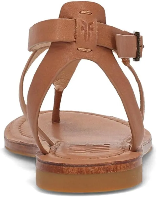 Frye Taylor Womens Sandals - Soft Full-Grain Leather with Padded Footbed, Adjustable Ankle Strap, and Flexible Rubber Outsole with Low Heel