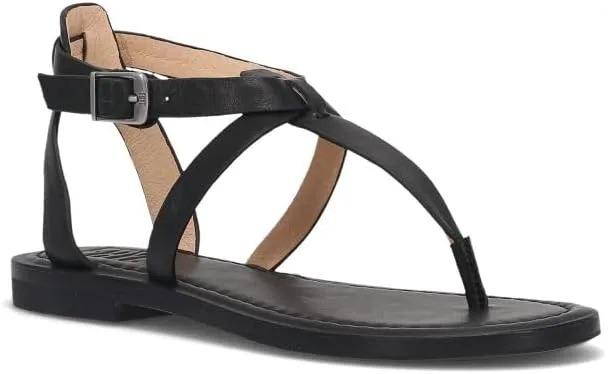 Frye Taylor Womens Sandals - Soft Full-Grain Leather with Padded Footbed, Adjustable Ankle Strap, and Flexible Rubber Outsole with Low Heel