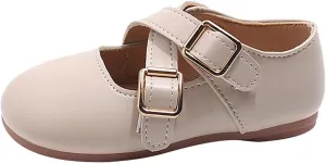 Girls Mary Jane School Uniform Shoes Baby Little Kid Slip On Buckle Strap Dress Flats Moccasi𝐧s Princess Dress Shoes