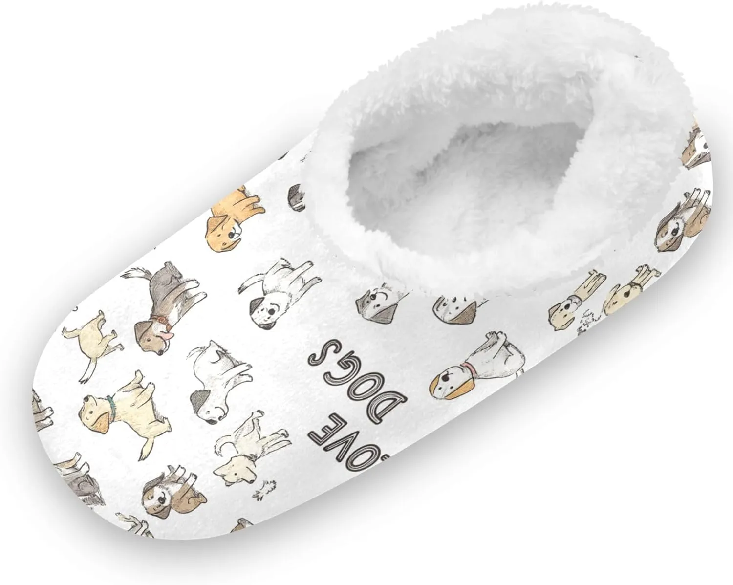 Gredecor Boys Girls Toddler Slippers for Kids Home House Slippers Warm Fur Non Slip Plush Indoor Slipper Socks