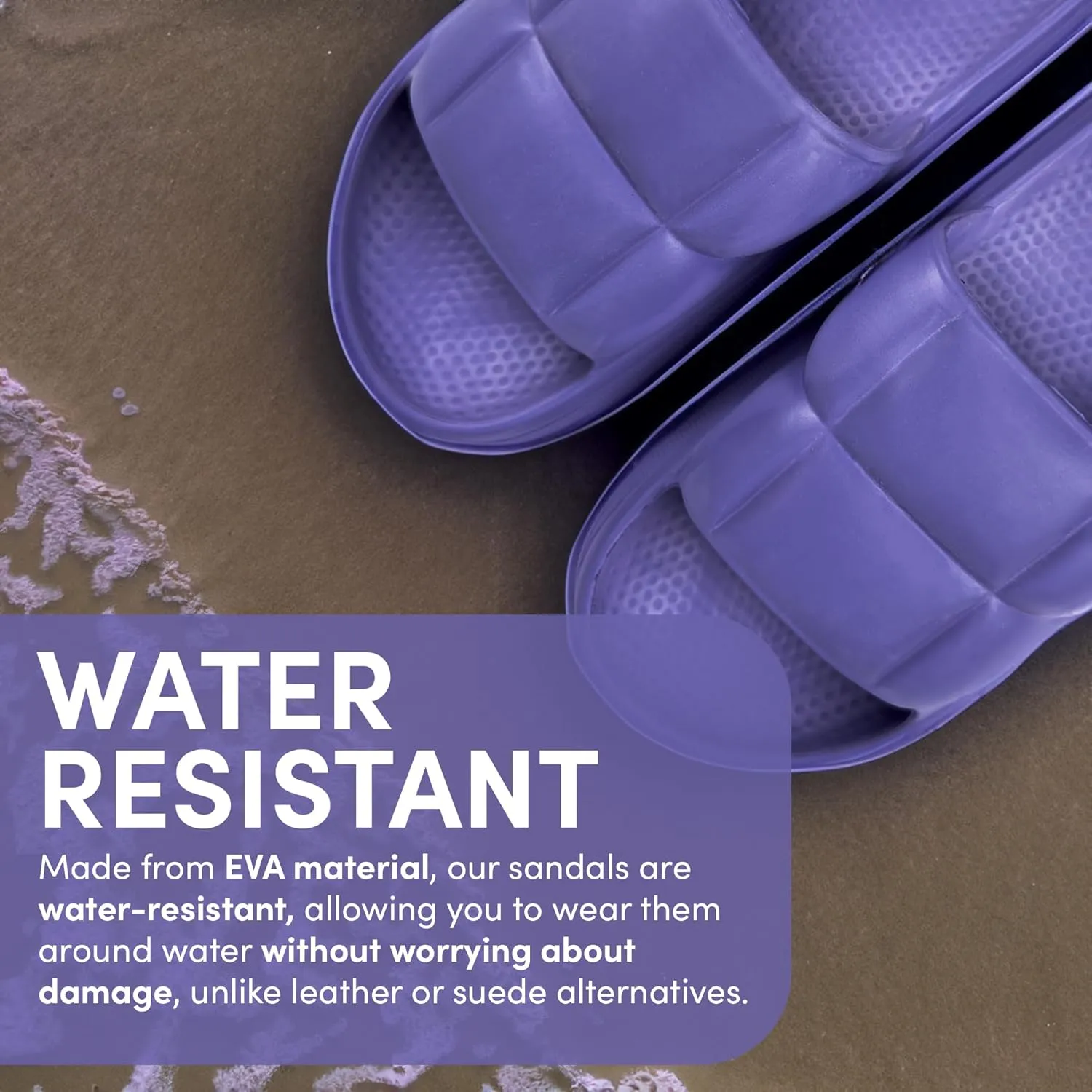 Helios Sandals with Flexible, Non-Slip, & Waterproof Material for Women, Men, Children, One Buckle Rubber Unisex Eva Sandals for Summer