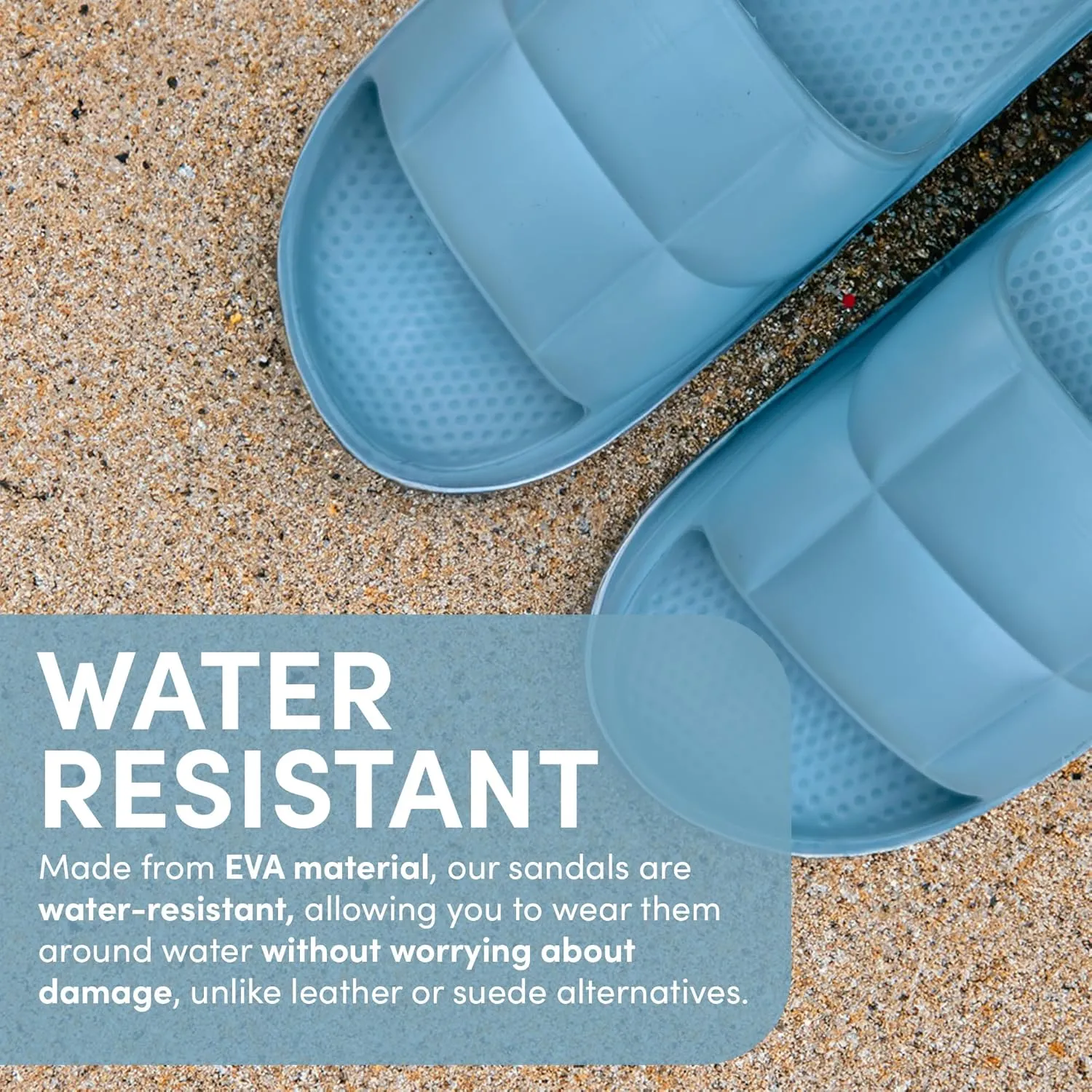 Helios Sandals with Flexible, Non-Slip, & Waterproof Material for Women, Men, Children, One Buckle Rubber Unisex Eva Sandals for Summer