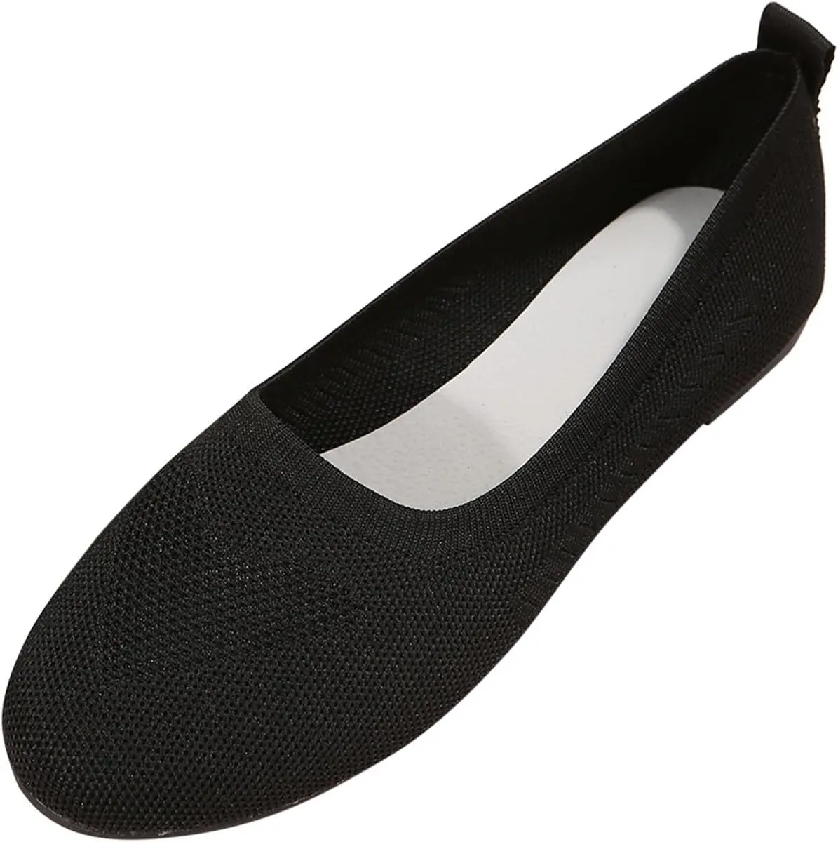 Ladies Fashion Solid Color Breathable Mesh Shallow Mouth Comfortable Flat Casual Shoes Womens Slip