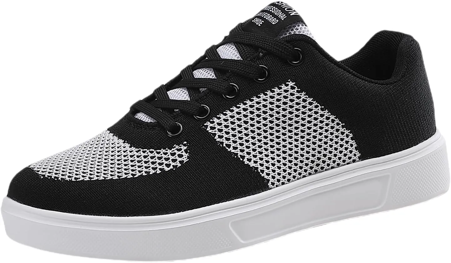 Leisure Couple Men Women Mesh Non Slip Flat Round Toe Breathable Lace Up Lazy Leisure Mens Shoelaces for Casual Shoes