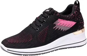 Leisure Shoes Outdoor Wedge Women Running Mesh Shoes Breathable Trainer Fitness Casual Sport Womens Shoes Walking
