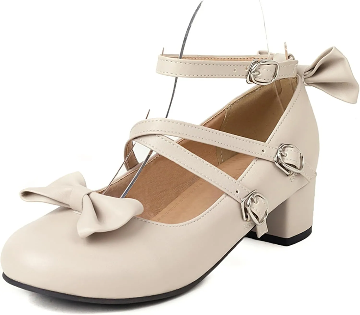 Lovely Bowknot Ankle Strap Mary Jane Princess Shoes