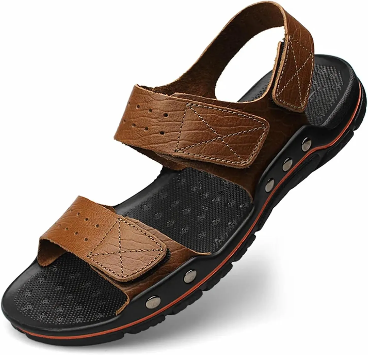 Men's Breathable Sandals Summer Leather Sandals
