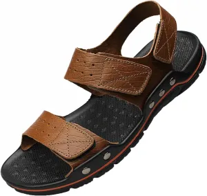 Men's Breathable Sandals Summer Leather Sandals