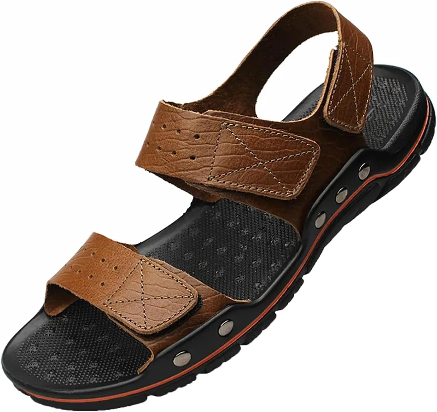 Men's Breathable Sandals Summer Leather Sandals