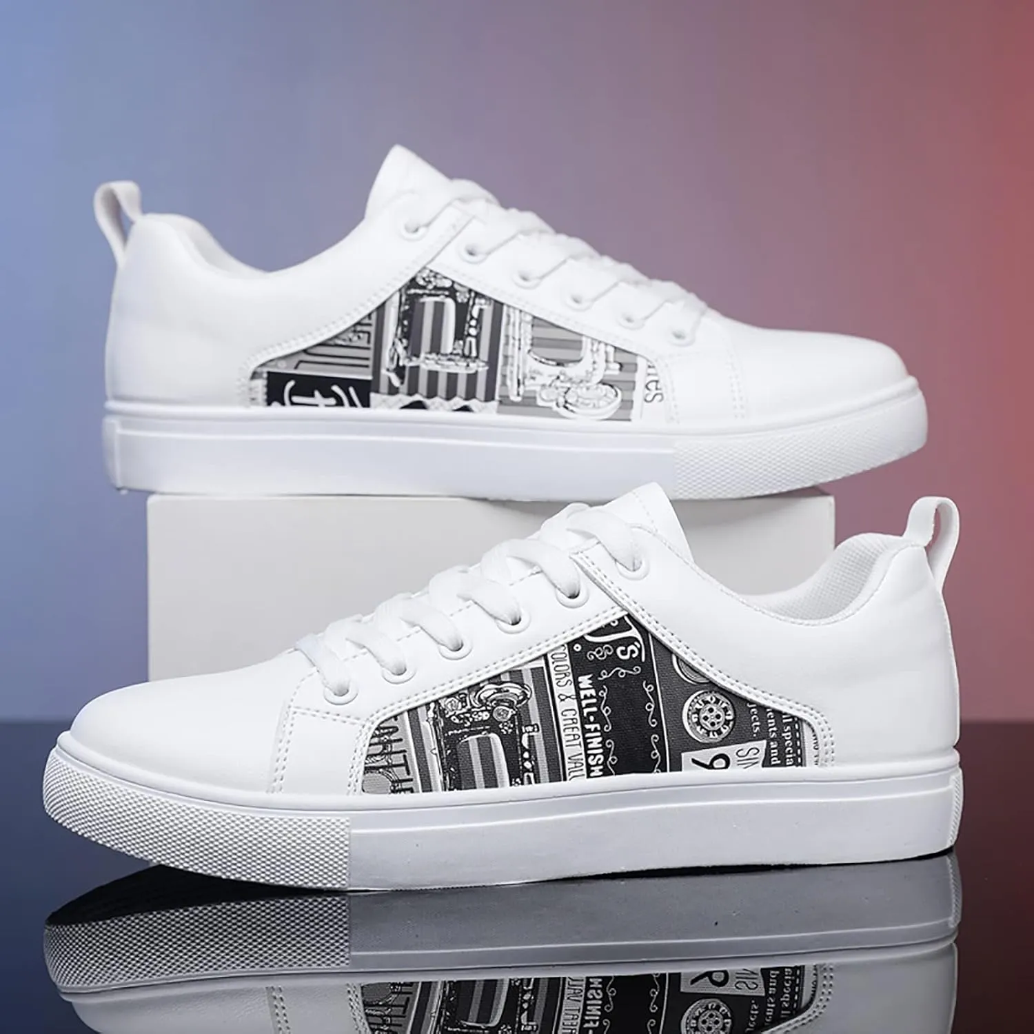 Men's Casual Dress Sneakers Slip On Sneakers Women Wide Width Gym Shoes Men Round Toe Flats Comfortable Womens Loafers Platform Sneakers for Women Fashion