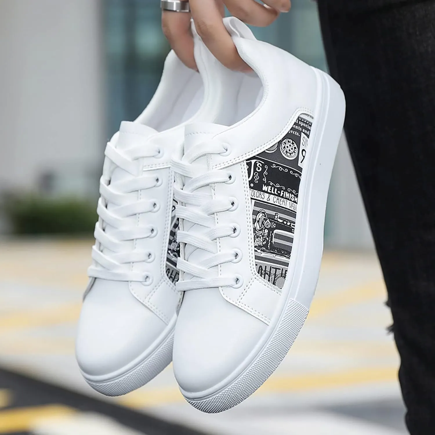 Men's Casual Dress Sneakers Slip On Sneakers Women Wide Width Gym Shoes Men Round Toe Flats Comfortable Womens Loafers Platform Sneakers for Women Fashion