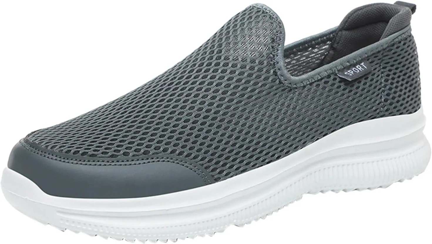 Men's Running Shoes Comfortable Lightweight Breathable Walking Shoes Mesh Workout Casual Sports Shoes