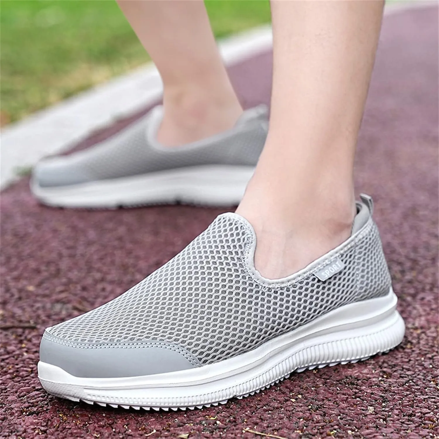 Men's Running Shoes Comfortable Lightweight Breathable Walking Shoes Mesh Workout Casual Sports Shoes