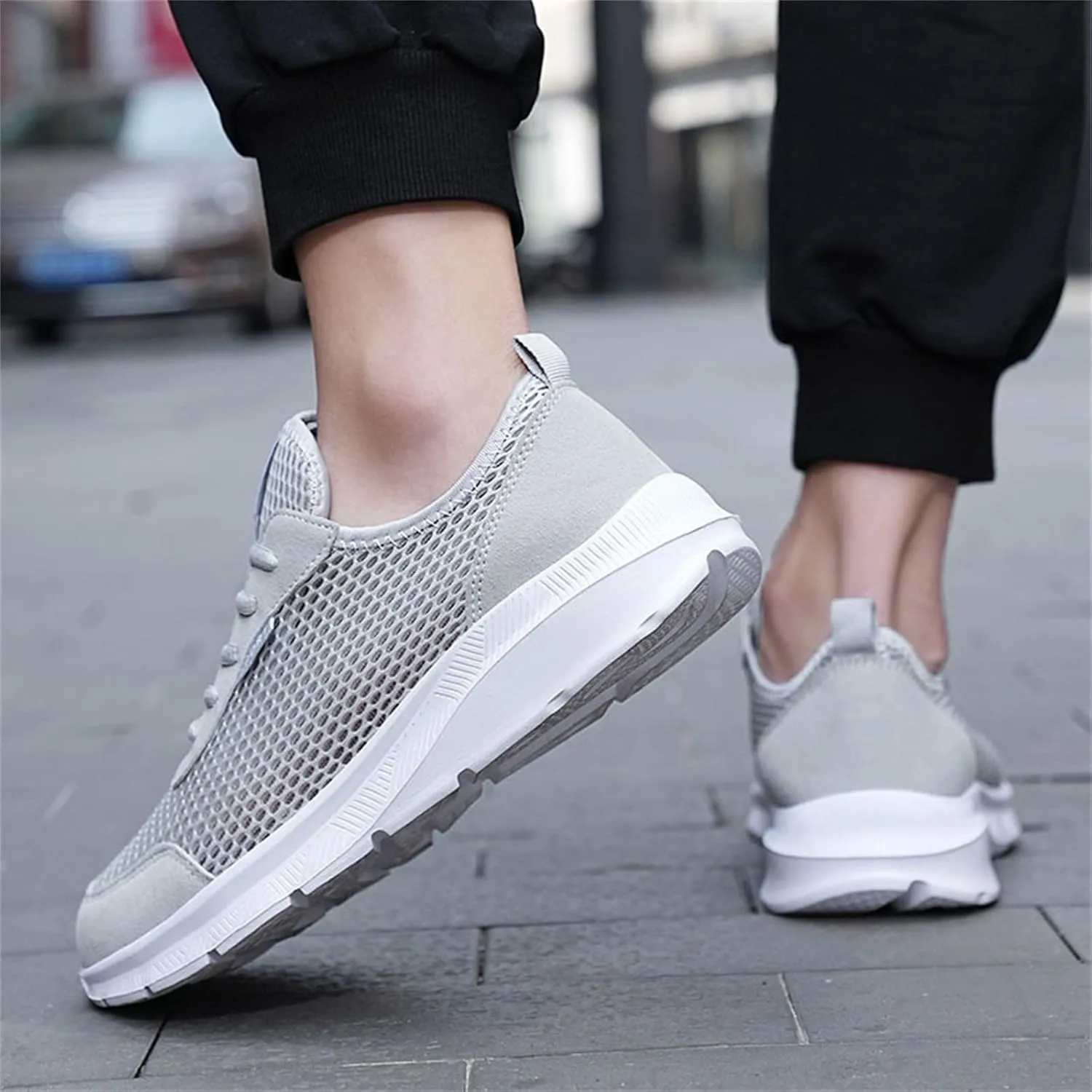 Men's Running Shoes Comfortable Lightweight Breathable Walking Shoes Mesh Workout Casual Sports Shoes