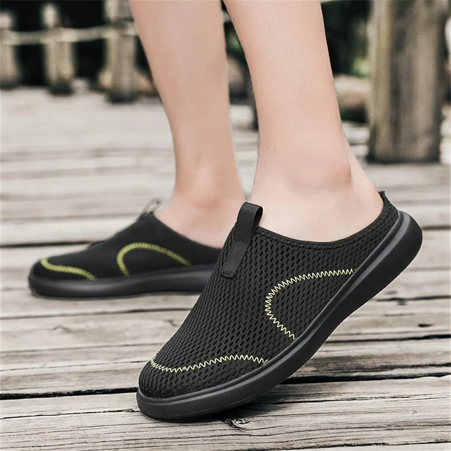 Men's Running Shoes Comfortable Lightweight Breathable Walking Shoes Mesh Workout Casual Sports Shoes
