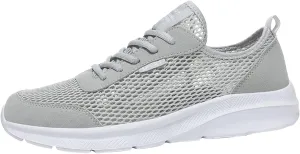 Men's Running Shoes Comfortable Lightweight Breathable Walking Shoes Mesh Workout Casual Sports Shoes