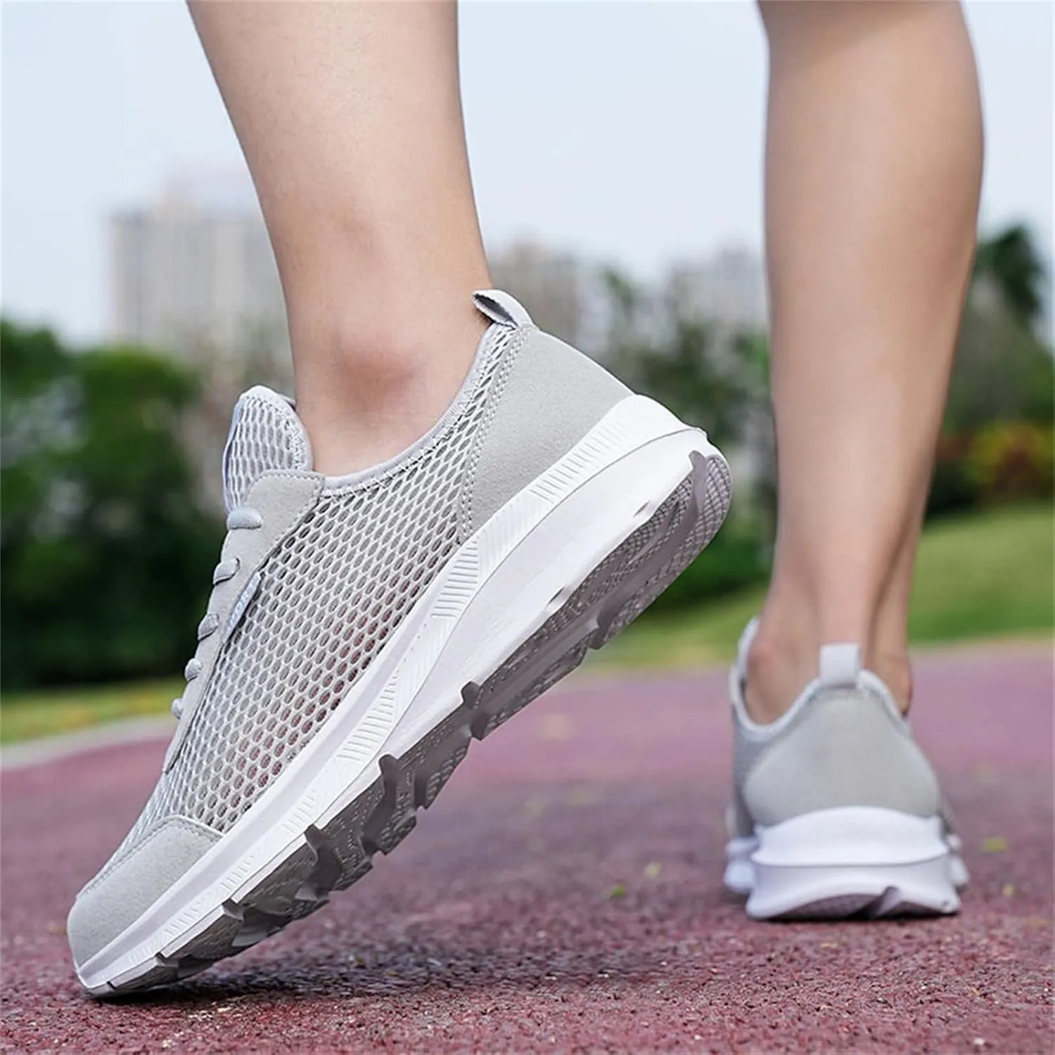 Men's Running Shoes Comfortable Lightweight Breathable Walking Shoes Mesh Workout Casual Sports Shoes