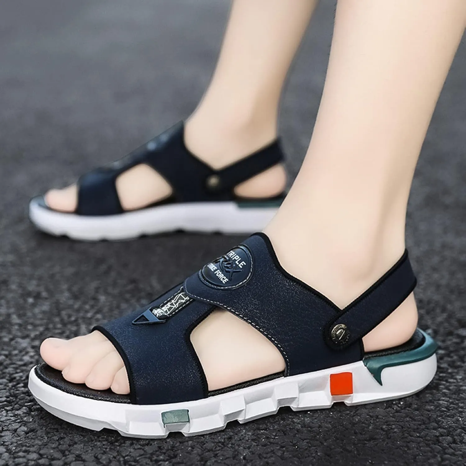 Mens Sandals Open Toe Walking Sandals for Summer Mens Sport Walking Breathable Hiking Sandal